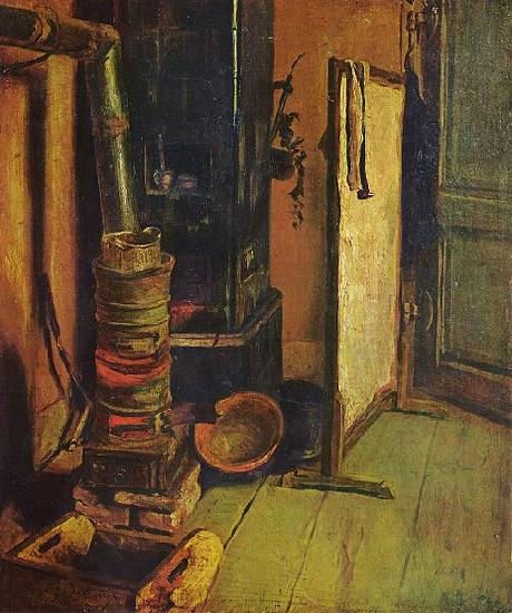Eugene Delacroix Eine Ecke des Ateliers oil painting image